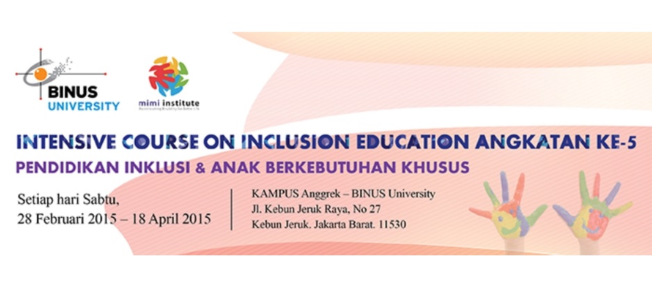 Intensive Course On Inclusive Education 2015