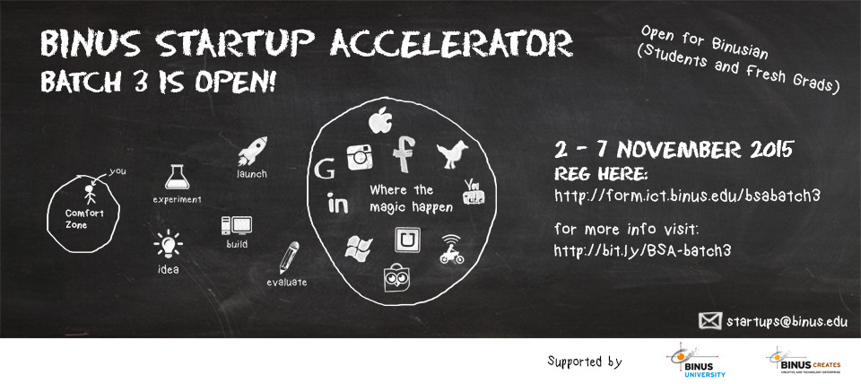 BINUS Startup Accelerator: Batch 3